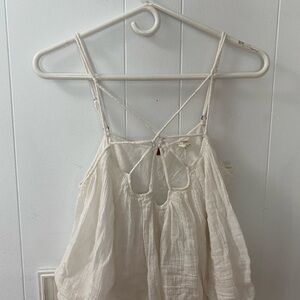 We The Free Cream Crop Top